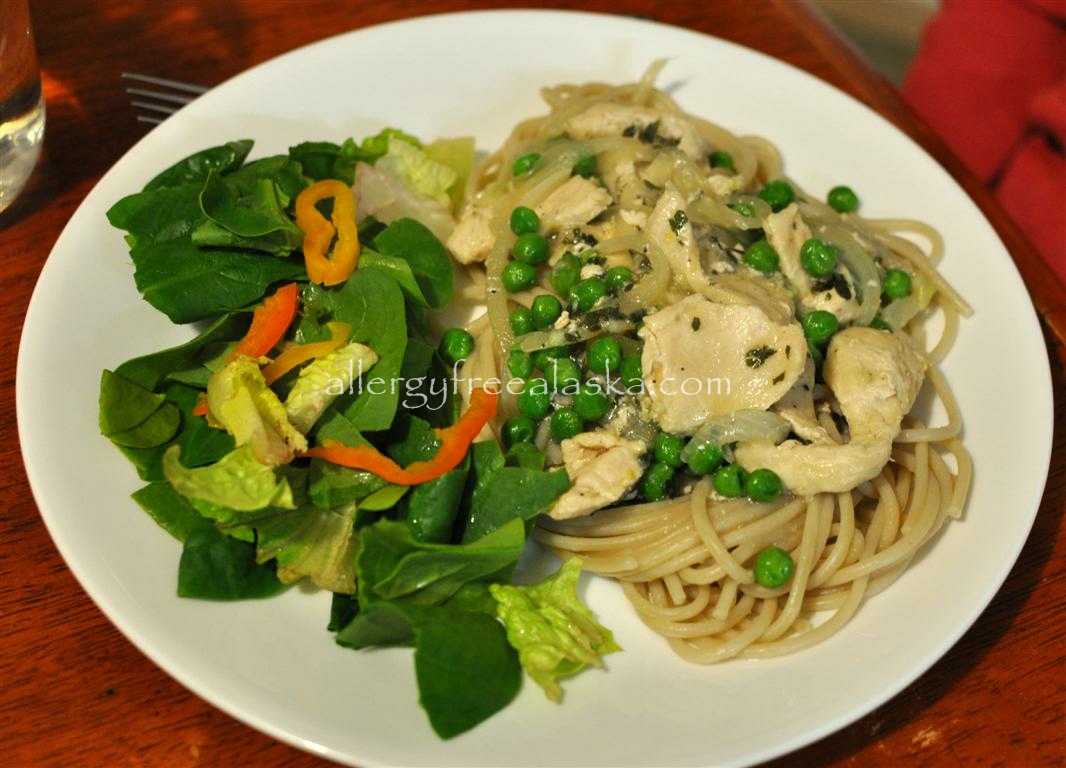 Lemony Chicken Pasta (Medium)