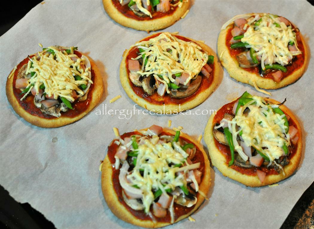 grain free mini pizzas (Medium)