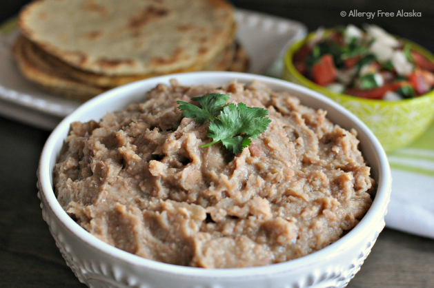 Allergy Free Alaska Crockpot Refried Beans
