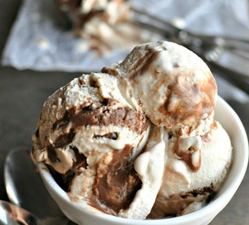 Vegan Paleo Fudge Tracks Ice Cream - Allergy Free Alaska