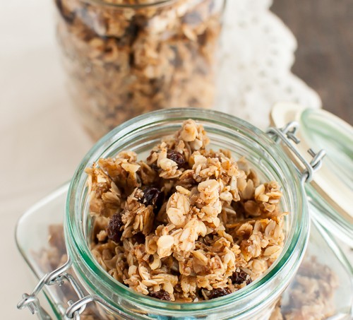 Chai Spiced Honey Granola with Coconut Oil Recipe - Allergy Free Alaska