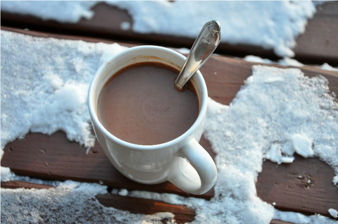 Hot Chocolate with Peppermint
