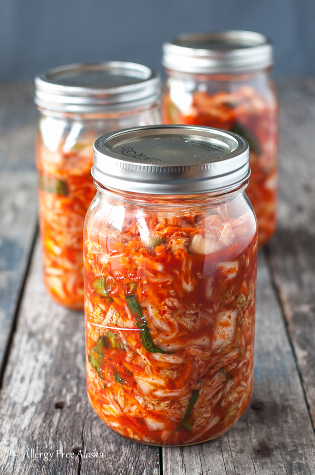 Gluten-Free, Paleo & GAPS Friendly Kimchi Recipe from Allergy Free Alaska
