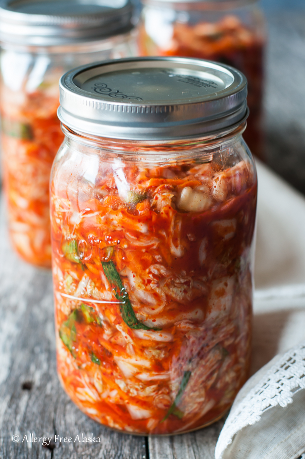 Paleo and GAPS Friendly Kimchi Recipe from Allergy Free Alaska