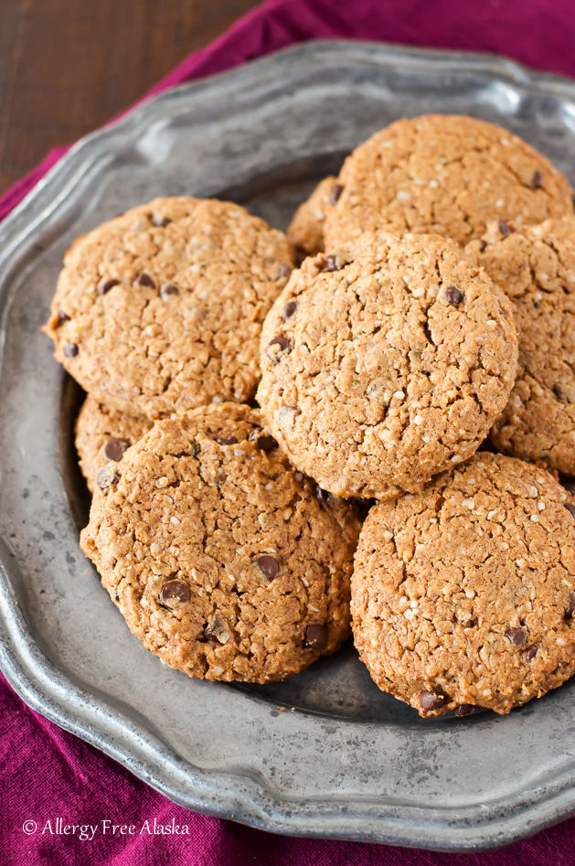 Protein Packed Monster Breakfast Cookies (grain, egg & nut free)