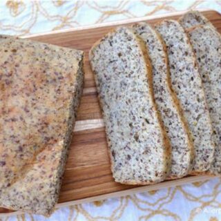 Grain Free High Protein & Fiber Bread (xanthan/guar gum free)