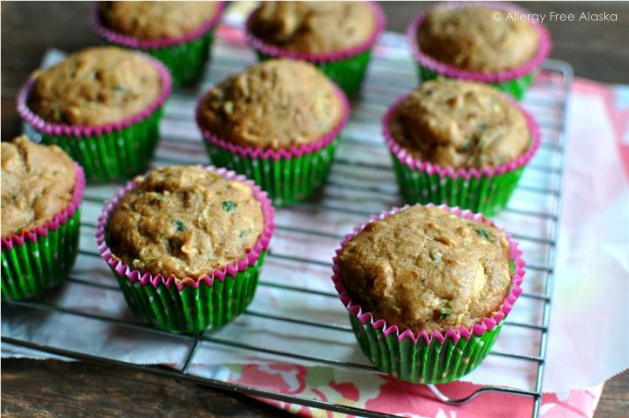 Zucchini Apple Muffins