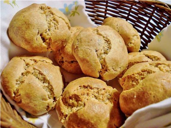 Garlic & Rosemary Bread Rolls GF SCD (Small)