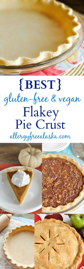 Best Flakey Pie Crust Recipe {gluten-free, vegan} from Allergy Free Alaska