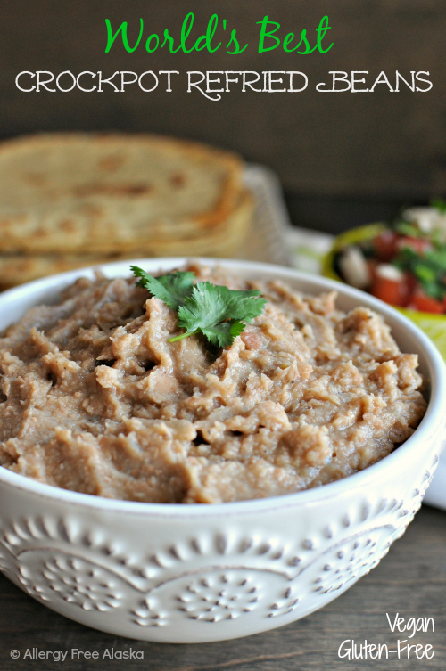 Crockpot Refried Beans by Allergy Free Alaska