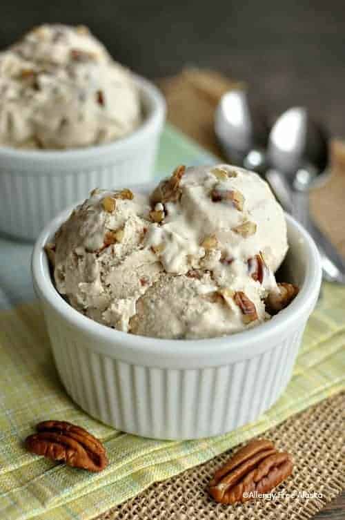 Butter Pecan Ice Cream Vegan and Paleo- Allergy Free Alaska