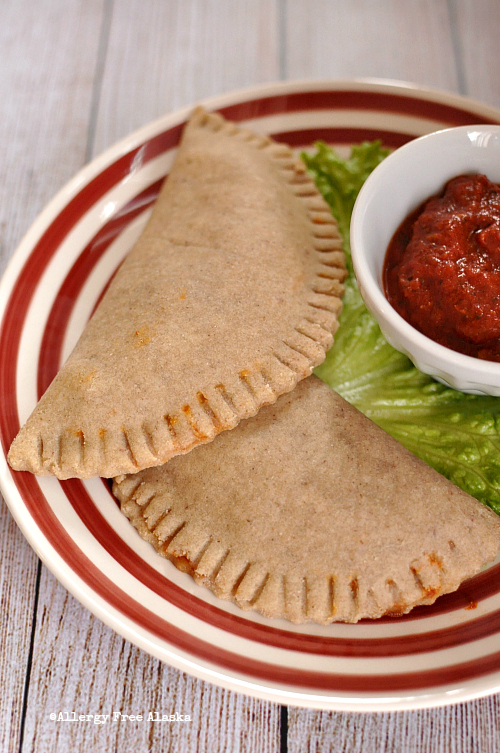 Grain and Egg Free Aloha Pizza Pockets - Allergy Free Alaska