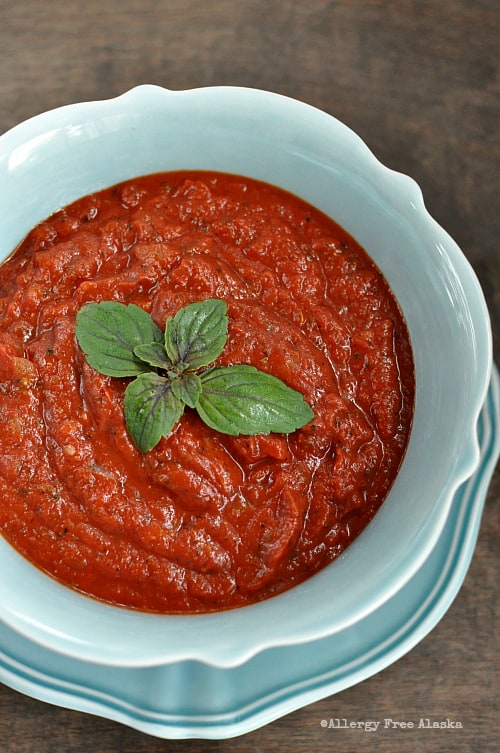 Simple Homemade Pizza Sauce Recipe - Allergy Free Alaska