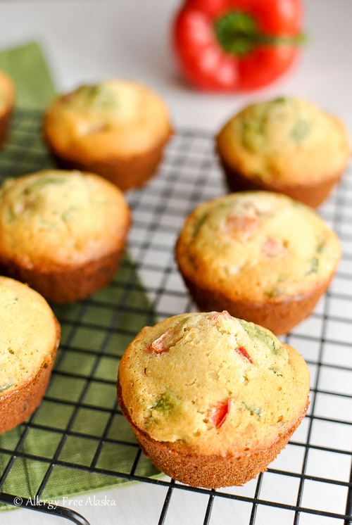 Gluten-Free Breakfast Muffins with Ham & Veggies Recipe - Allergy Free Alaska