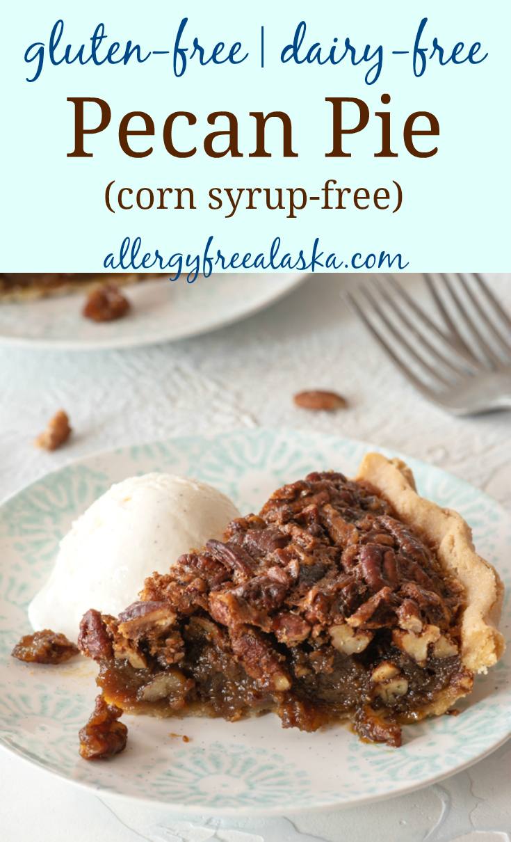 gluten-free pecan pie recipe collage