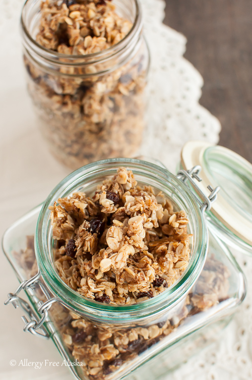 Allergy Free Alaska - Chai Spiced Honey Granola with Coconut Oil Recipe