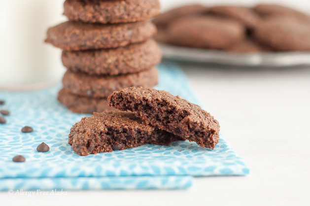paleo mint chocolate cookies