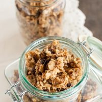 Chai Spiced Honey Granola with Coconut Oil