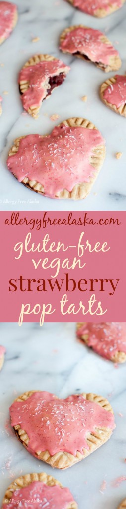 Gluten Free Vegan Strawberry Pop Tarts Recipe from Allergy Free Alaska