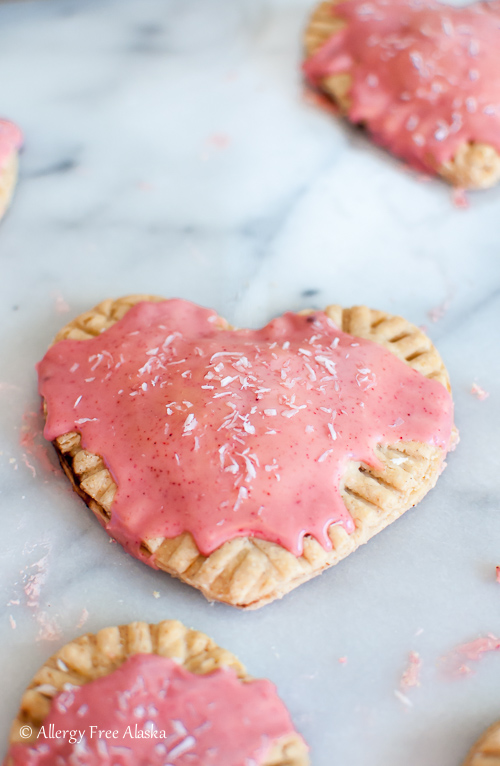 heart shaped gluten free pop tart