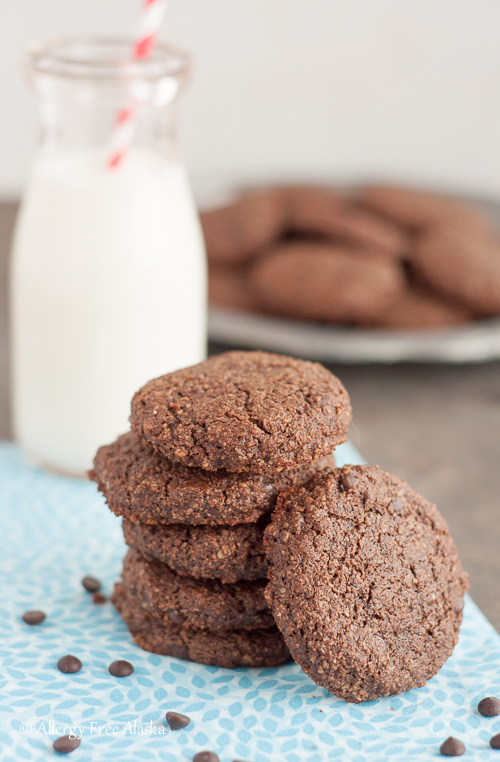 Paleo Double Chocolate Mint Cookies Recipe from Allergy Free Alaska