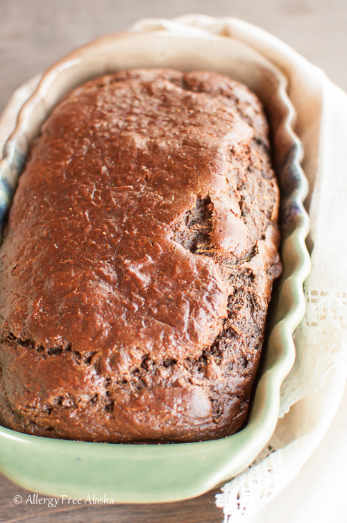 Paleo Chocolate Zucchini Bread - Allergy Free Alaska