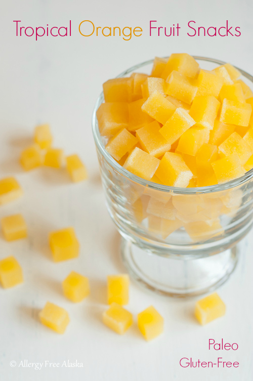 Healthy After School Snacks | Tropical Orange Fruit Snacks | Beanstalk Mums 