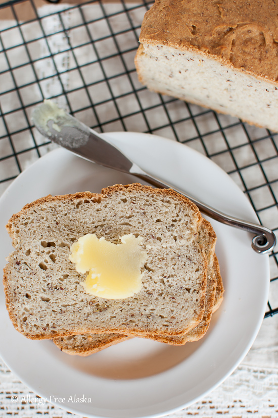 Gluten Free Vegan Sandwich Bread - Allergy Free Alaska