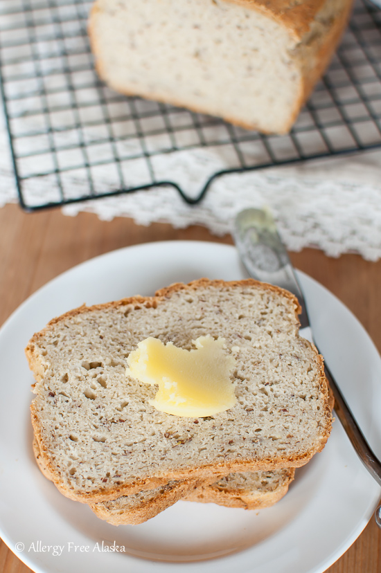 Gluten Free Vegan Sandwich Bread Recipe from Allergy Free Alaska