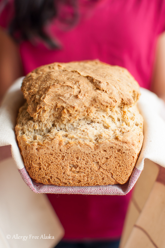 Gluten Free Vegan Sandwich Bread from Allergy Free Alaska