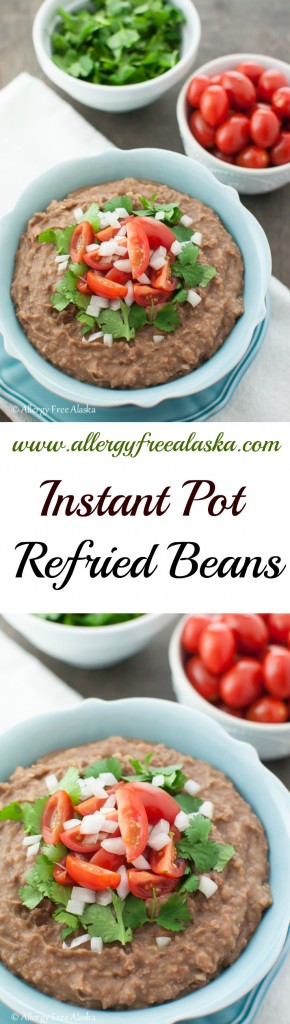 These Instant Pot Refried Beans Recipe from Allergy Free Alaska are superb!