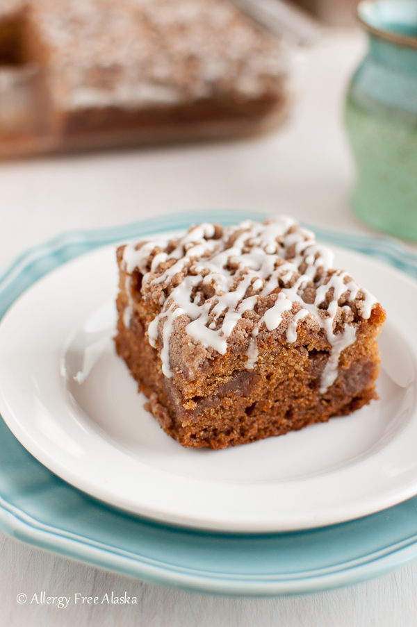 Gluten-Free Cinnamon Streusel Coffee Cake Recipe from Allergy Free Alaska