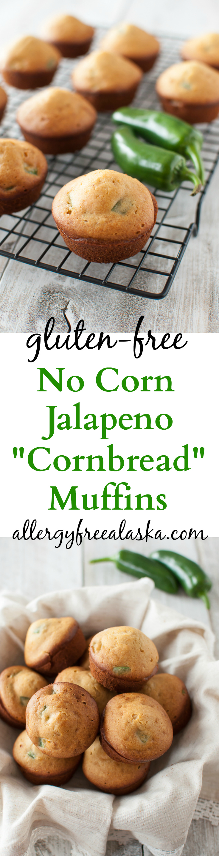 Gluten-Free No Corn Jalapeno %22Cornbread%22 Muffins Recipe from Allergy Free Alaska