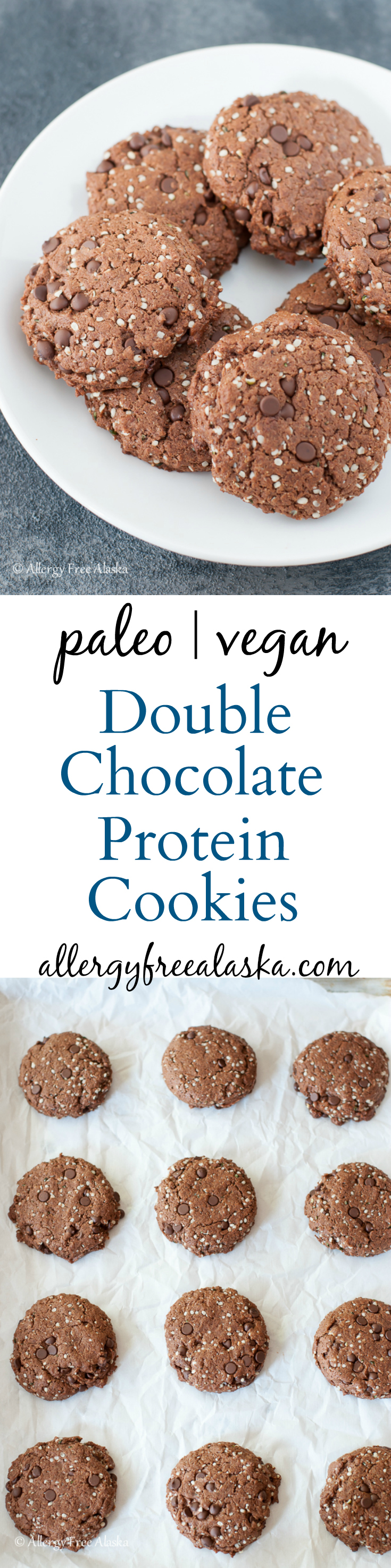 Double Chocolate Protein Cookies Recipe from Allergy Free Alaska