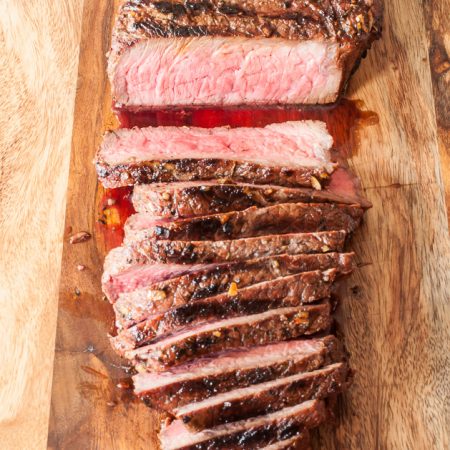 cut and grilled london broil