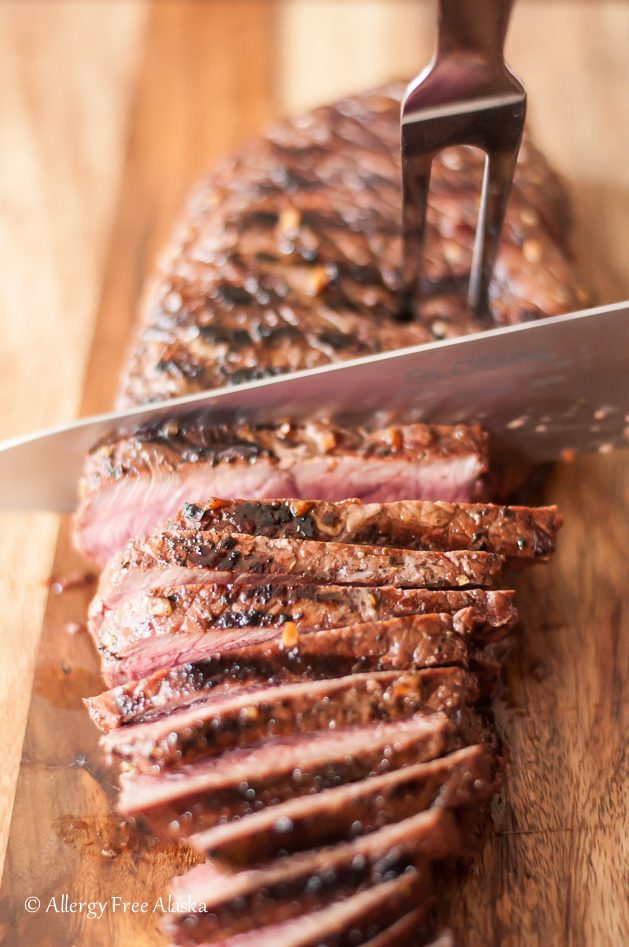 Recipe from Allergy Free Alaska - Gluten-Free Grilled and Marinated London Broil