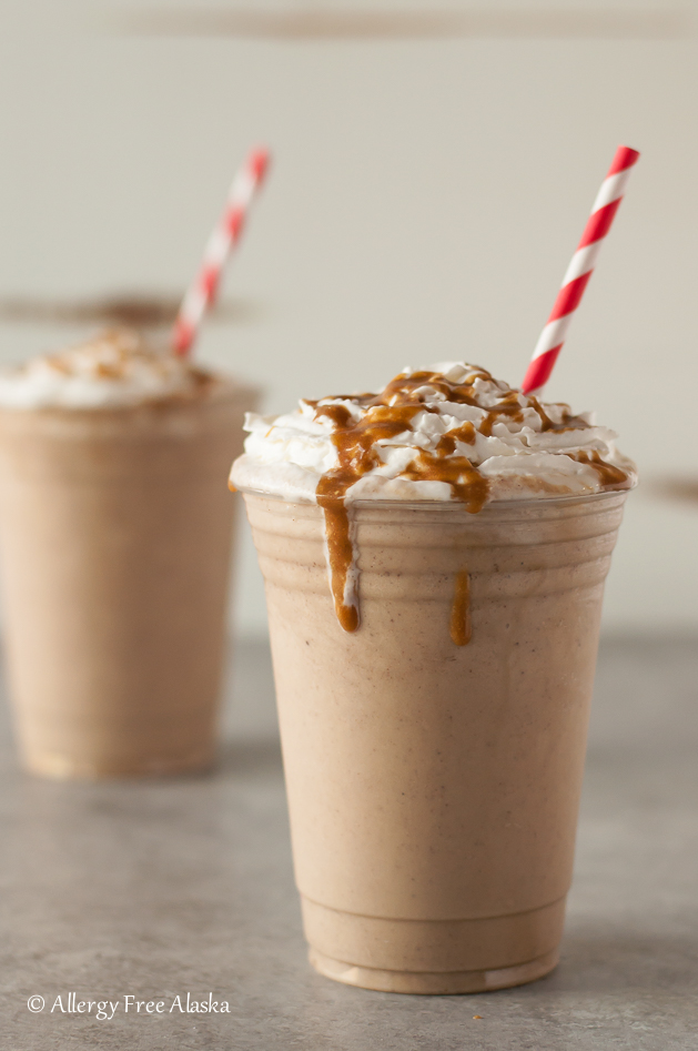 Vegan Salted Caramel Frappuccino Recipe - Allergy Free Alaska