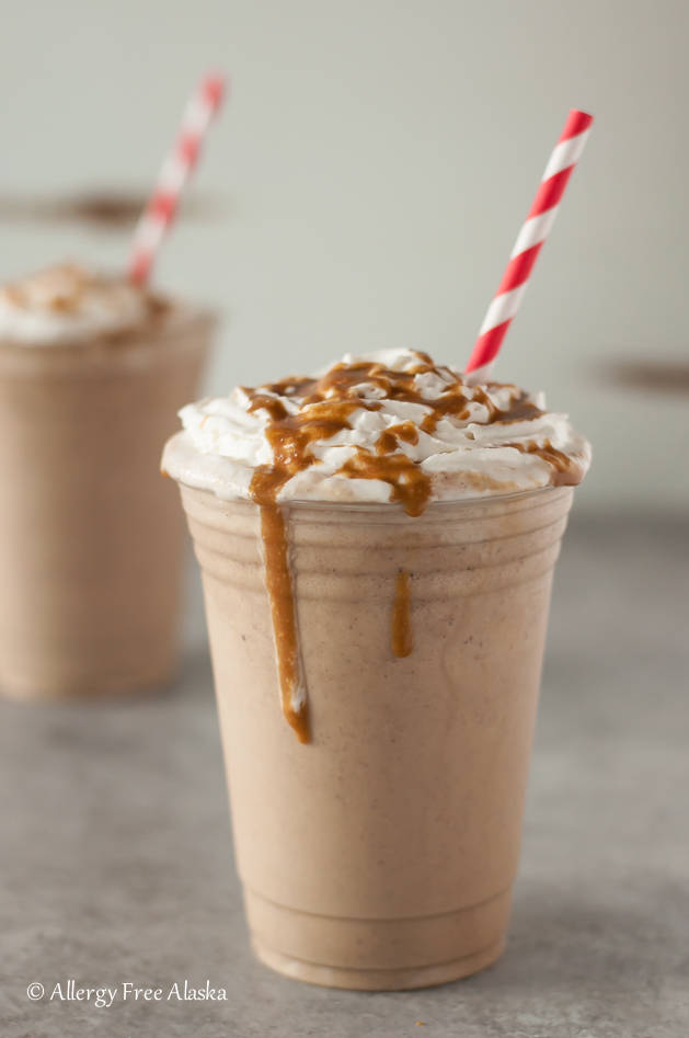 Vegan:Diary-Free Salted Caramel Frappuccino - Allergy Free Alaska