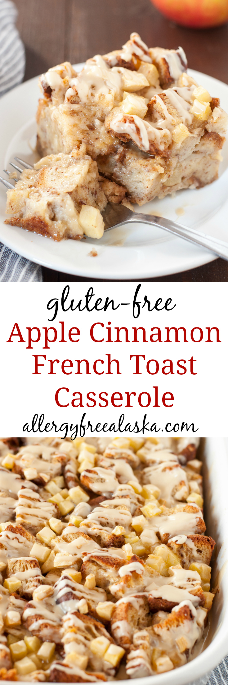 Gluten Free Apple Cinnamon French Toast Casserole Recipe