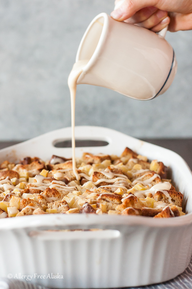 Gluten Free Apple Cinnamon French Toast Casserole Recipe