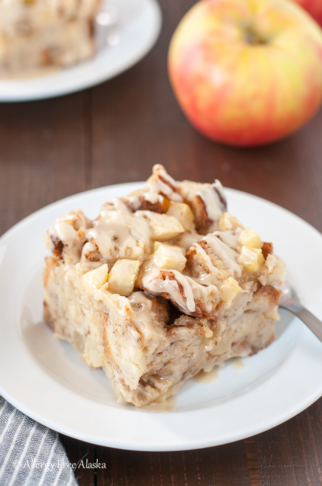 Gluten Free Apple Cinnamon French Toast Casserole Recipe