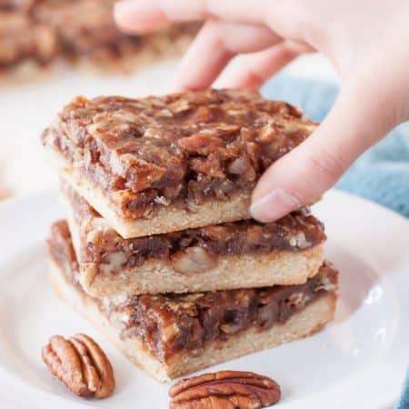 Vegan Paleo Pecan Pie Bars