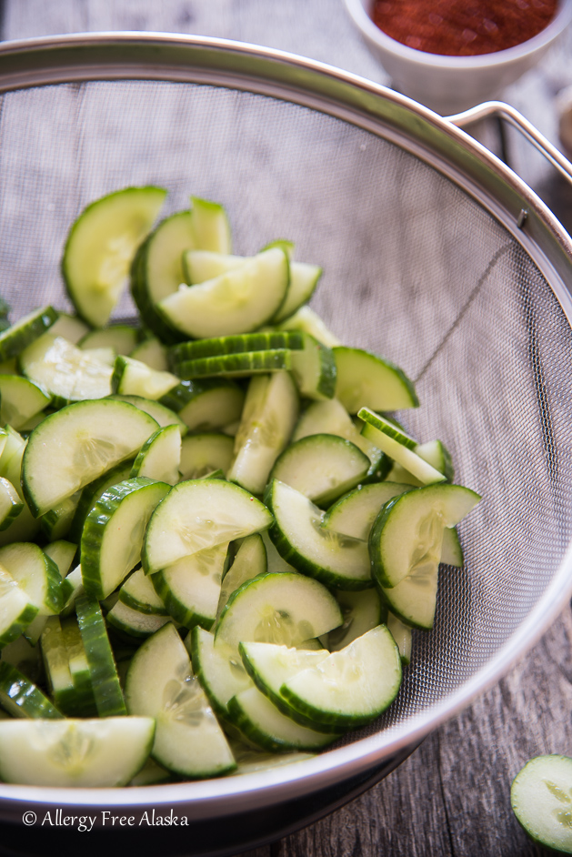 Quick Kimchi Cucumbers Recipe