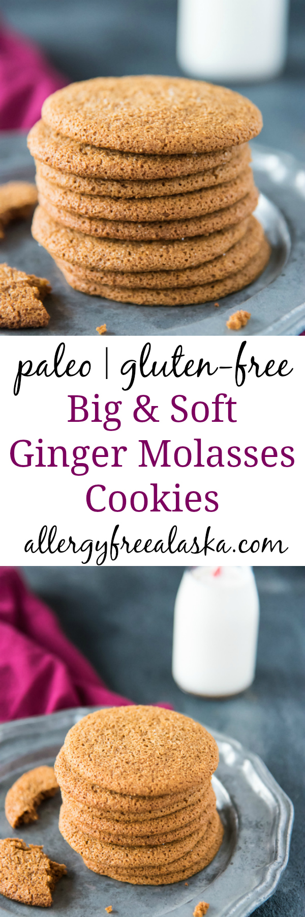 pinterest collage paleo ginger molasses cookies