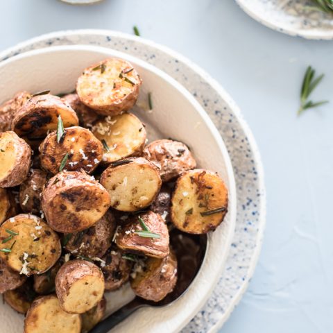 Oven Roasted Horseradish Dijon Potatoes