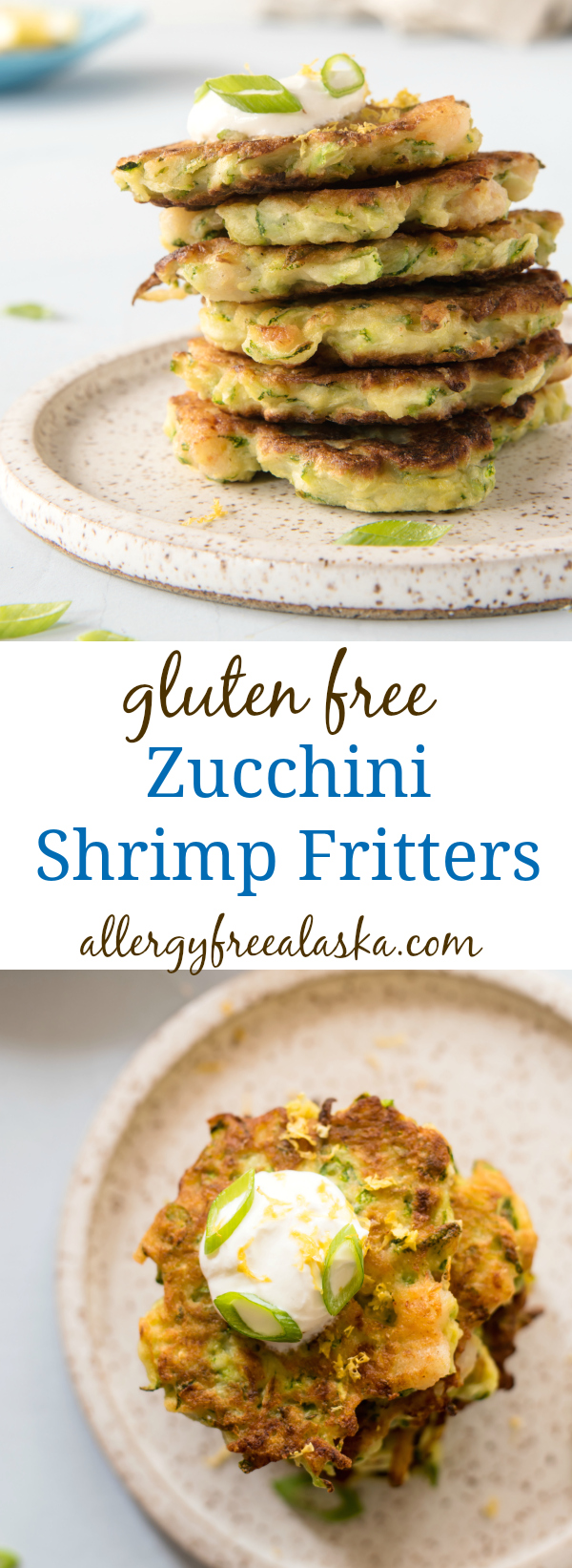 gluten free zucchini shrimp fritters recipe
