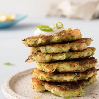 gluten free zucchini shrimp fritters recipe