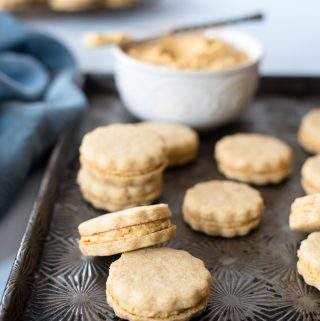 gluten free pumpkin spice sandwich cookies