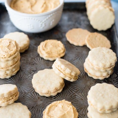 gluten free pumpkin spice sandwich cookies