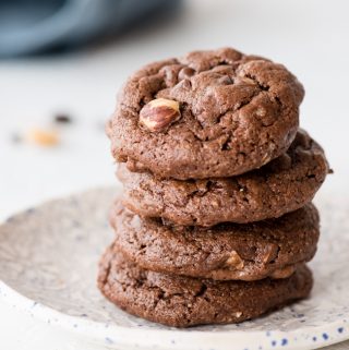 Gluten Free Mocha Hazelnut Cookies